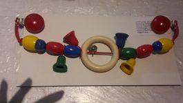 Kinderwagenkette Ring mit Glocken