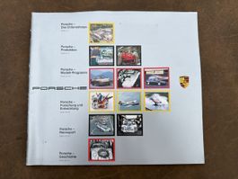 Porsche Prospekt: Das Unternehmen, Modelle, Rennsport - 1986