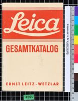 Ernst Leitz Wetzlar, Leica Gesammtkatalog 1936