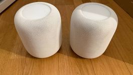 2x Apple HomePod (2. Generation), Weiß, Stereo-Paar