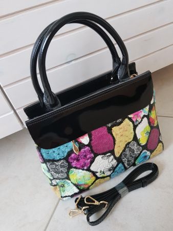 Tasche Damen, Lackleder, neu!