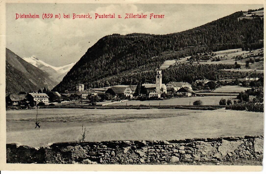 Ansichtskarten: Dietenheim bei Bruneck - Pustertal – Gebraucht aus Hochdorf von Ziegel-16