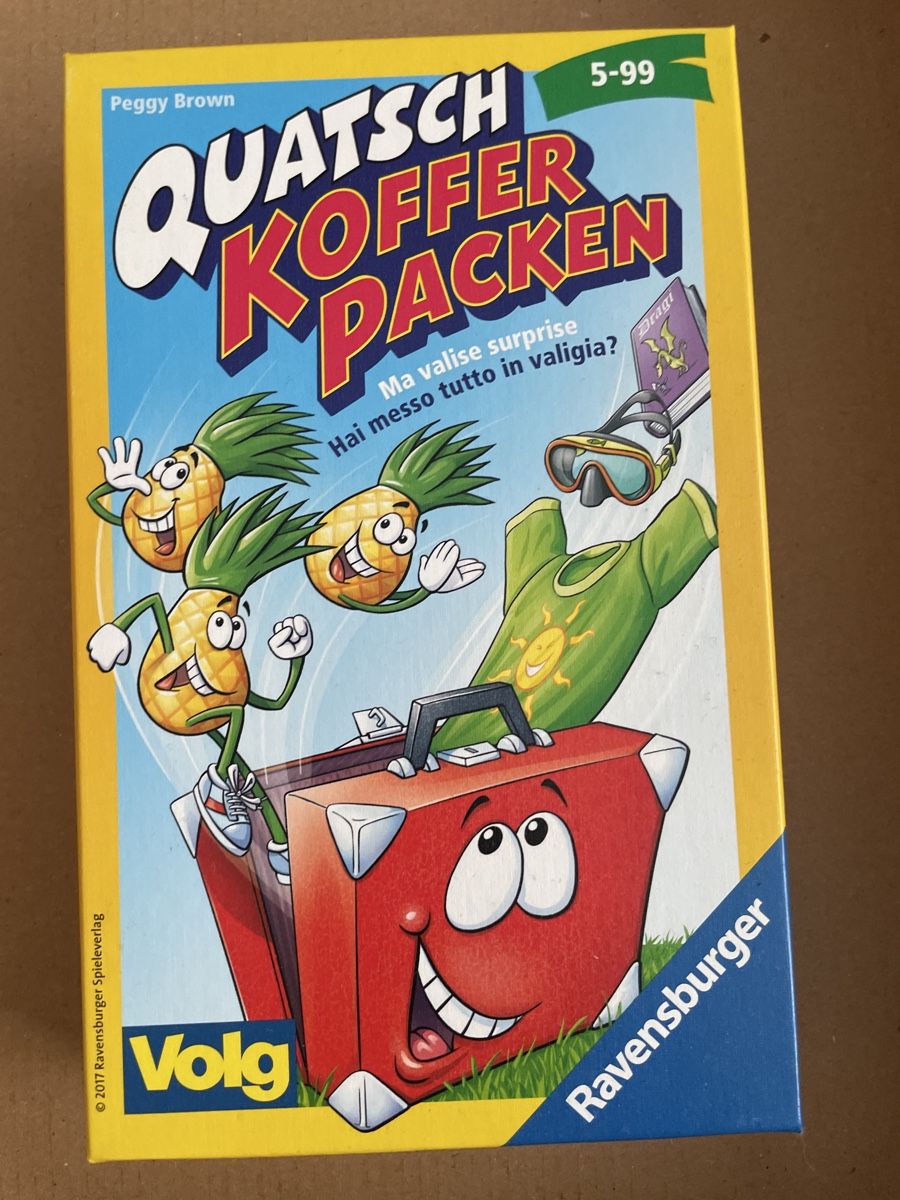 Ravensburger Spiele: Quatsch Koffer packen Ravensburger – Gebraucht aus Vordemwald von Youko