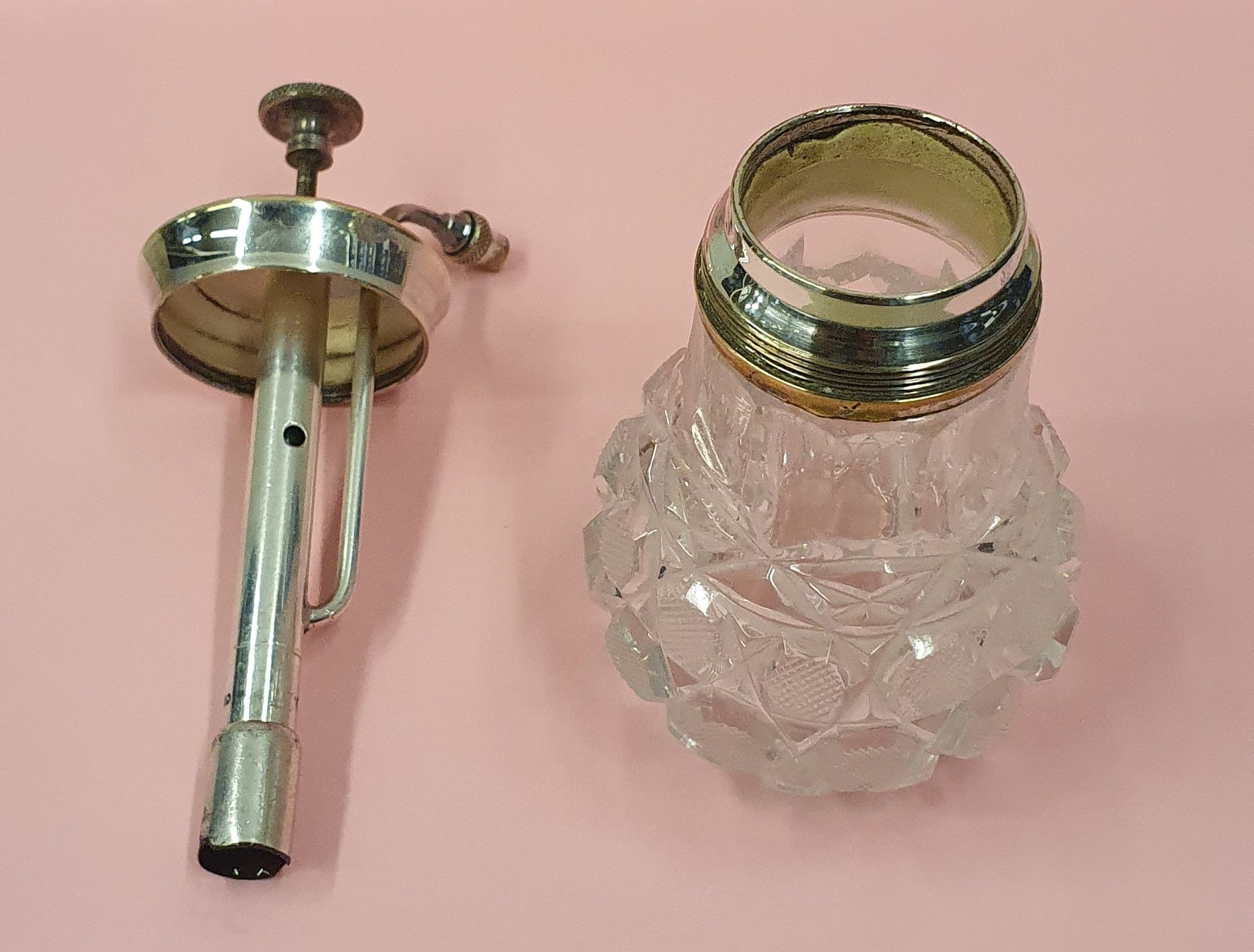 Flacons: antikes Kristall Zerstäuber/ Parfum – Gebraucht aus Kreuzlingen von Rschweiz1 3