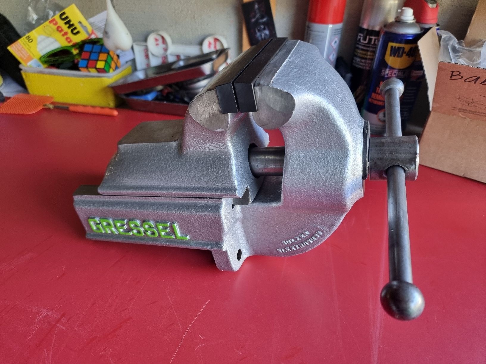 Gressel Tutti gli attrezzi: Etau Gressel acier gris  très robuste 125mm – Usato da Enney venduto da poussincui