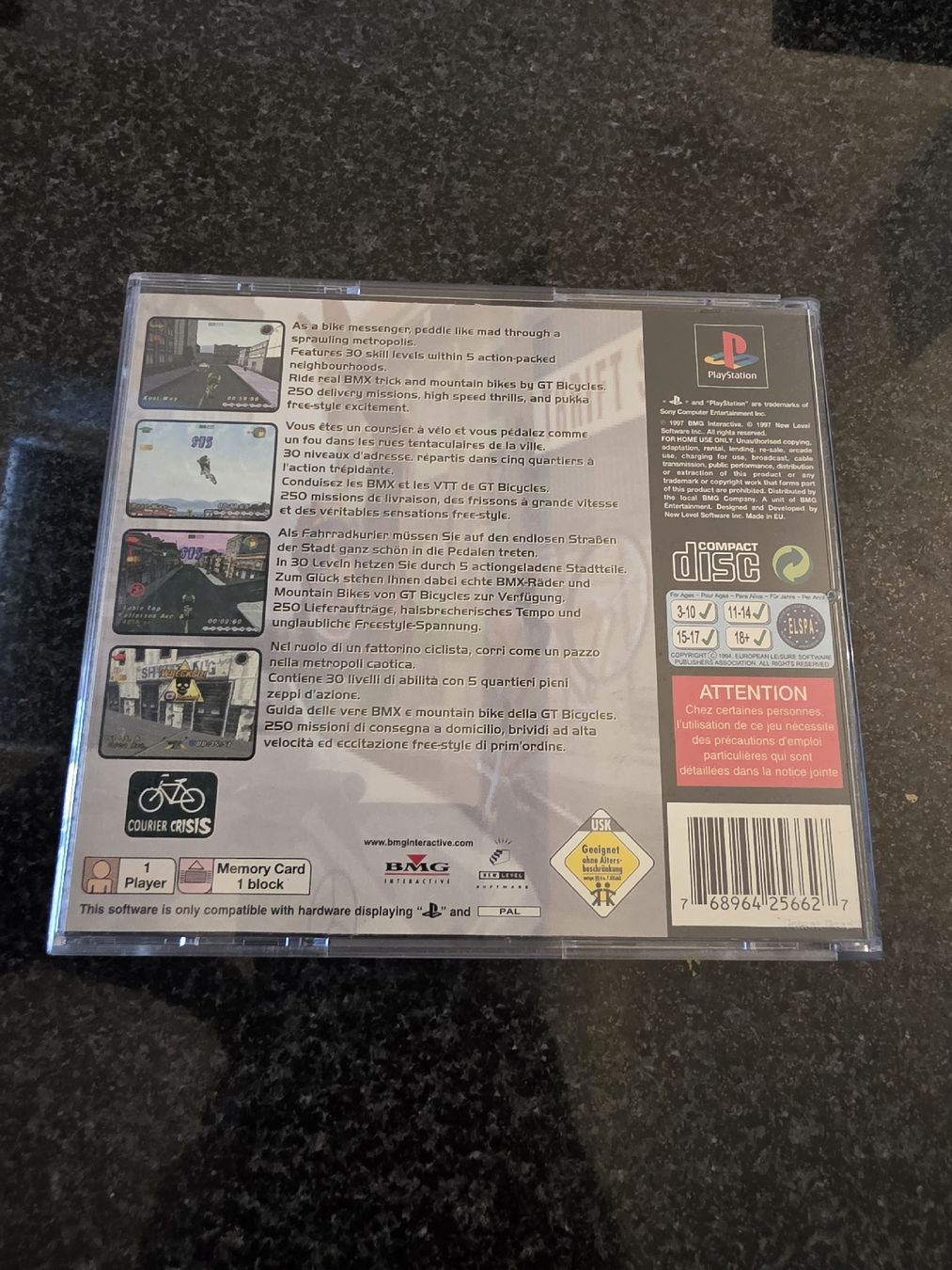 Spiele: Courier Crisis PS1 – Gebraucht aus Chavornay von Crash37 1