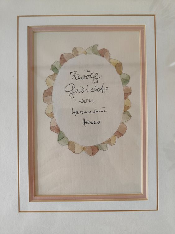 Dipinti: Hermann Hesse – Original Aquarell „Zwölf Gedichte“ (1954) – Usato da St.Gallen venduto da and_j7rb