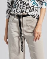 neue original Manila Grace Schärpengürtel mit Ledernieten