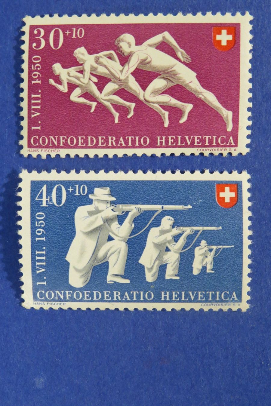 Tutti i francobolli: Serie Pro Patria 1950 postfrisch **, - SBK: 30.-. – Nuovo (secondo la descrizione) da Brunnen venduto da Kumari 1