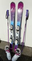 MÄDCHEN KINDERSKISET NORDICA mit LEKI SKISTÖCKEN !!!