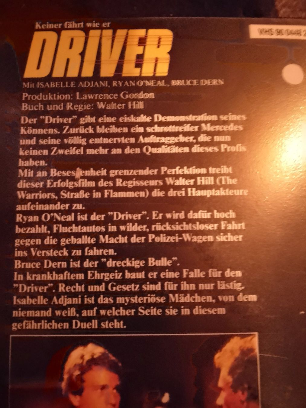 Tutti i VHS: DRIVER von Walter Hill THORN EMI VHS 1984 – Usato da Remetschwil venduto da Privatflohmi 3
