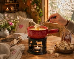 1 Personen-Fondue Set, gut erhalten und funktioniert tiptop.