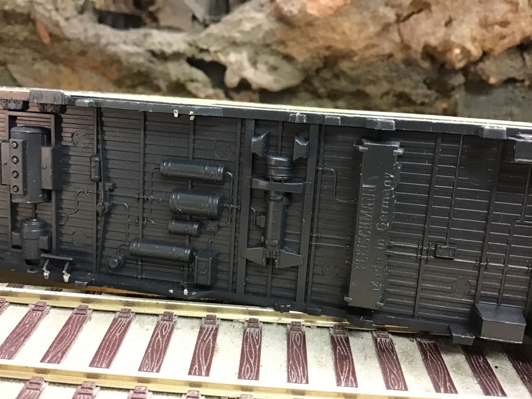 Fleischmann Modellini di ferrovie: fleischmann H0 4013 Gepäckwagen DB, Vintage, – Difettoso da Männedorf venduto da Modellbau-wyss 2