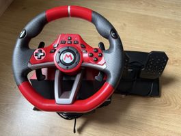 HORI Mario Kart Racing Wheel Pro Deluxe inkl. Pedale – neu