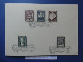 Österreich 1953 Nr. 989-993 Salzburger Festspiele