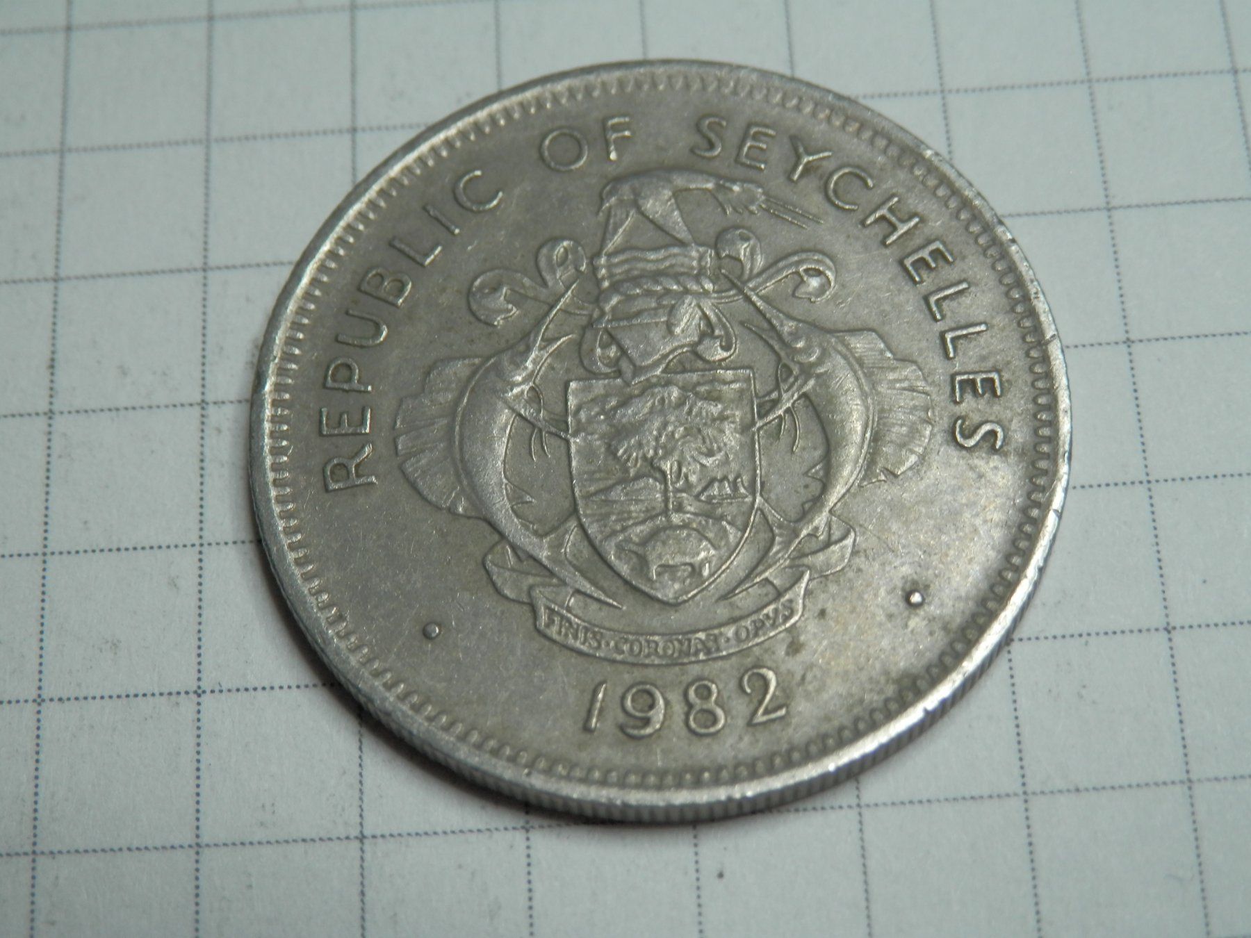 Tutti le monete: Seychellen 1 Rupie, 1982 – Usato da Weiach venduto da weiach81