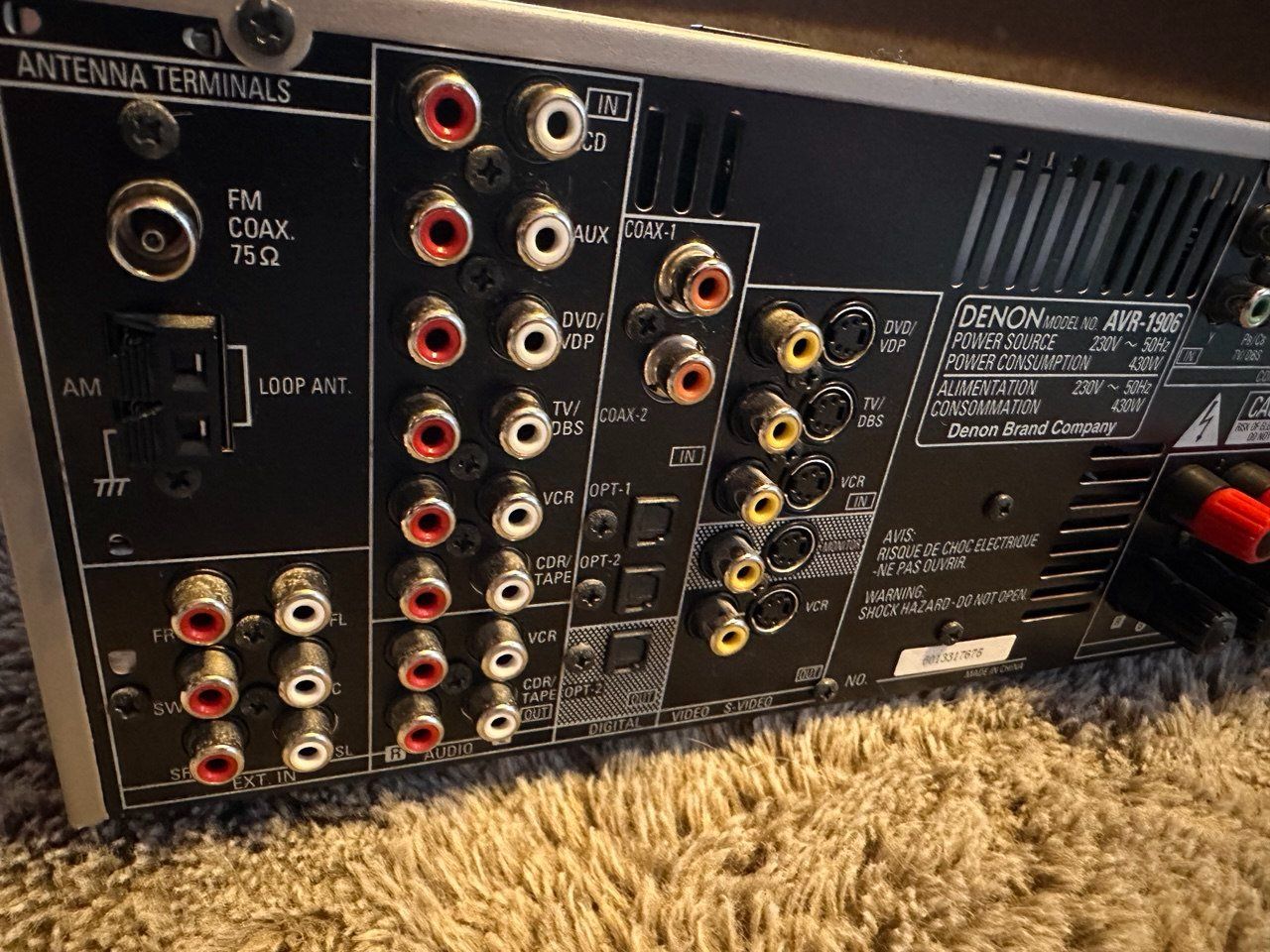 Denon Home Cinema: Denon AVR-1906 Heimkino-Klassiker – Usato da Fribourg venduto da eni_cnw8 7
