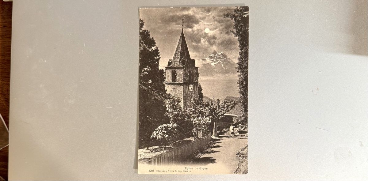 Cartoline postali: AK Eglise de Gryon, VD – Usato da Bern venduto da felberunderground