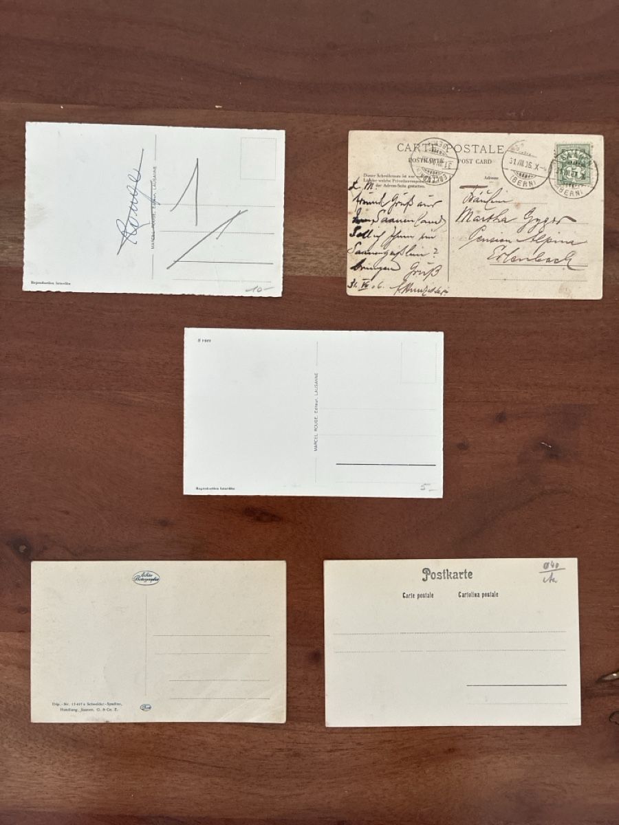 Cartoline postali: 10 Ansichtskarten Schweiz von Saanen BE – Usato da Oftringen venduto da Cla.vD.74 1