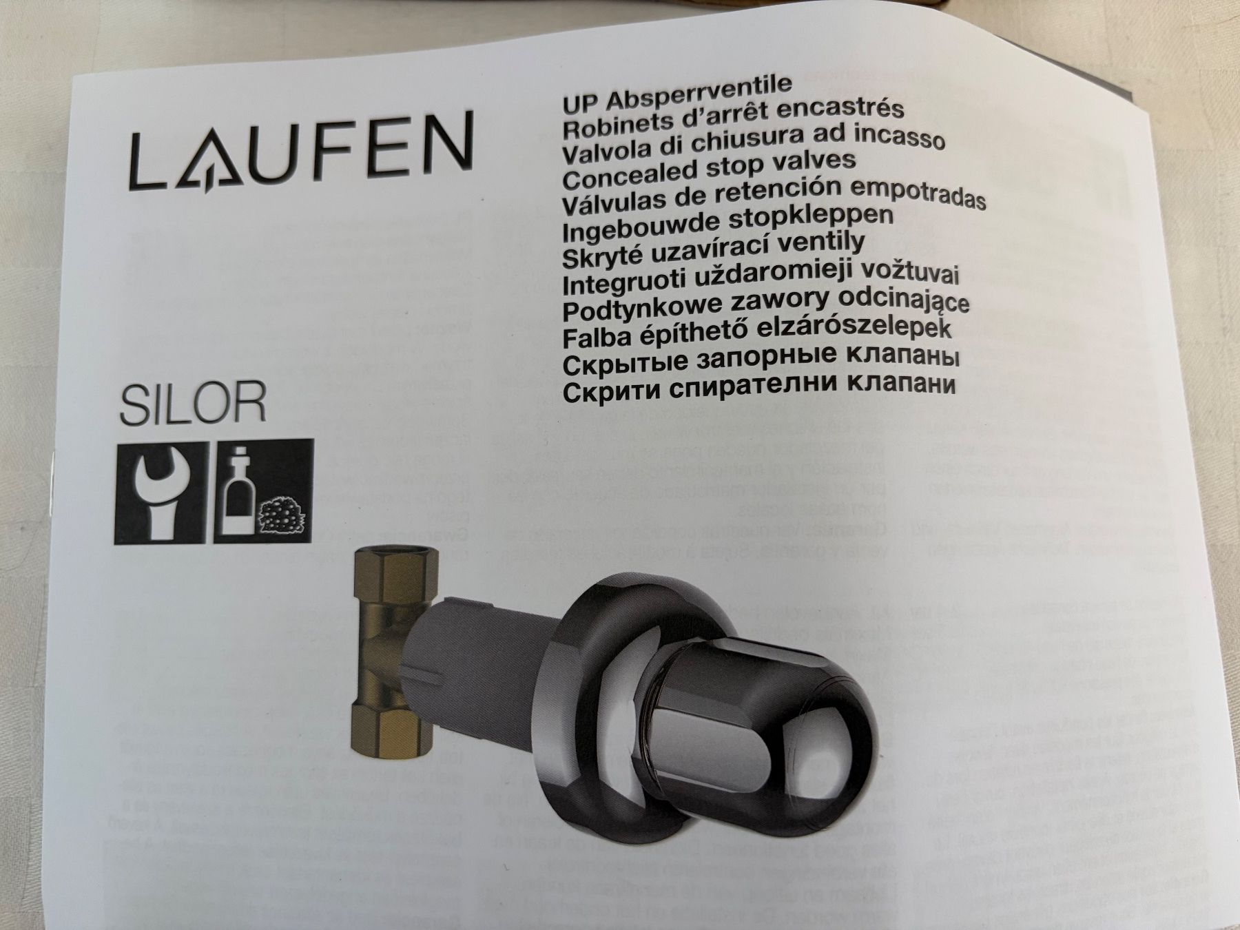 Laufen Rubinetteria: Laufen, UP Absperrventil mit Griff, 1/2" – Nuovo e nell'imballaggio originale da Winterthur venduto da efant12 3