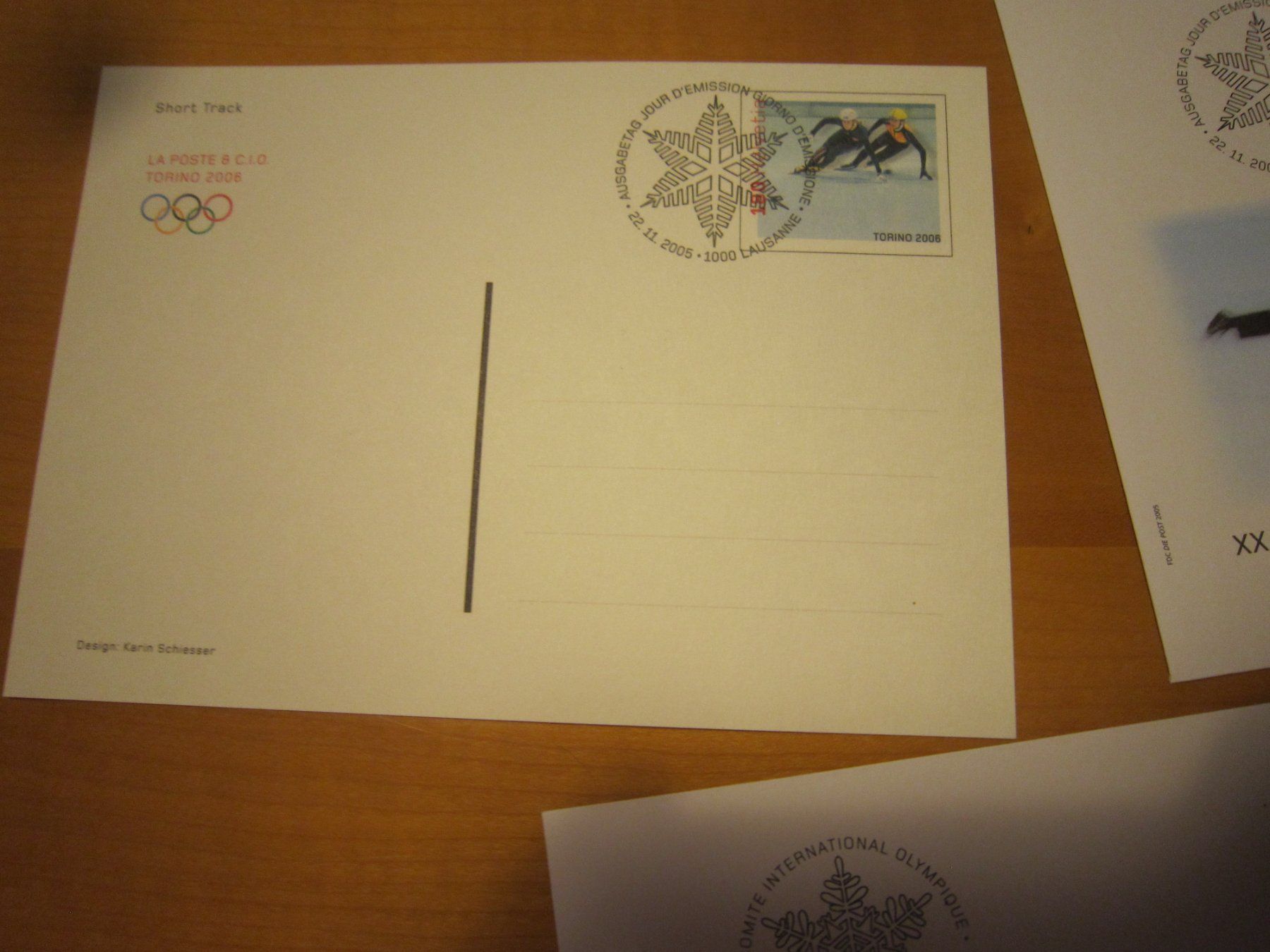 Tutti i francobolli: CH 2005 FDC und Maximumkarte 2006 Olympic Winter Games – Usato da Gordola venduto da Polentaefung 2