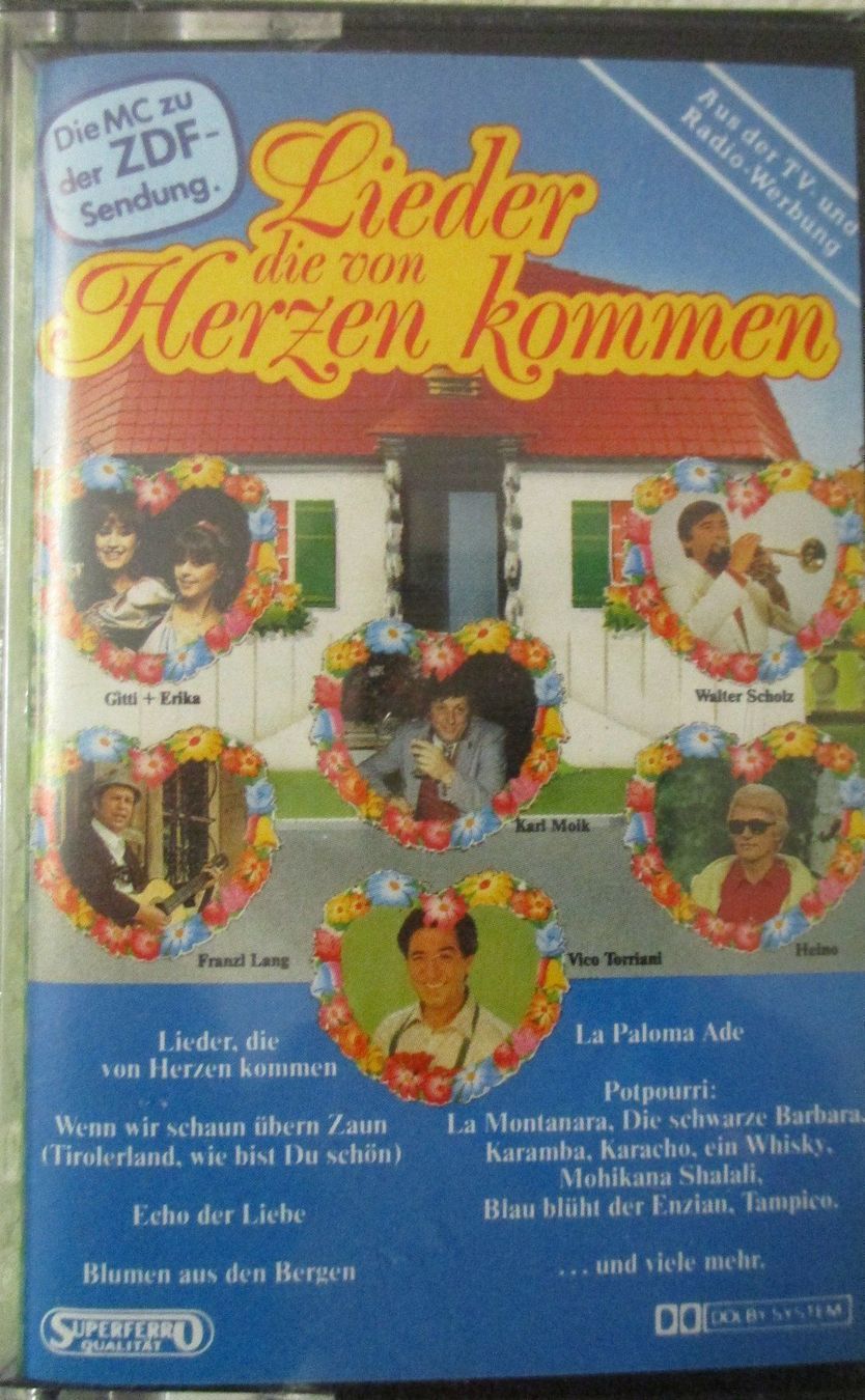 Musicassette: Lieder die von Herzen kommen / Kassette – Nuovo e nell'imballaggio originale da Flumenthal venduto da novbra