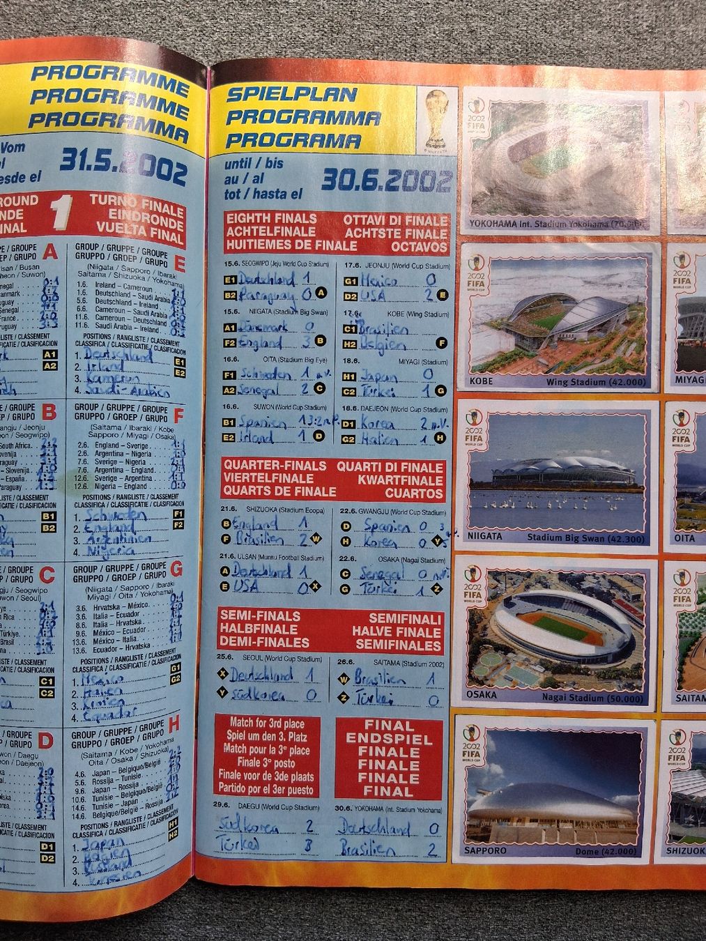 Panini Cartes à collectionner: Panini Stickeralbum WM 2002 – D'occasion à Effretikon par Doeni68 1