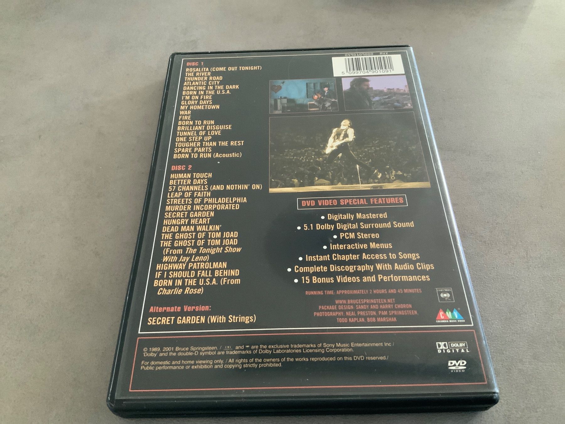 Alle DVDs: Bruce Springsteen, the complete Video Anthology, DVD – Gebraucht aus Uster von Macita56 1