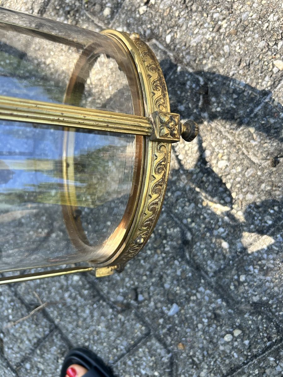 Lampen: Lampe en bronze doré ancienne  – Gebraucht aus Lully VD von Garance040 1