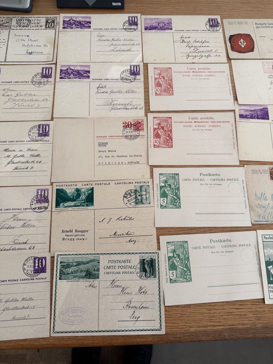 Cartoline postali: 50 Postkarten Schweiz ab Alt  – Usato da Murgenthal venduto da Tina_4055 1