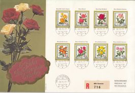 2 Rosensätze von 1972 + 1977, Stpl. Rosental 28.11.77, Jumbo