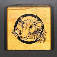 Kuh Kuhkopf Stempel 🐮 © PSX (The Personal Stamp Exchange)