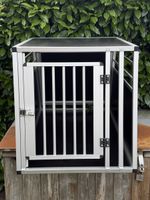 Hundebox Aluminium Schwarz Sehr Gut Erhalten Perfekt FÜR Rei