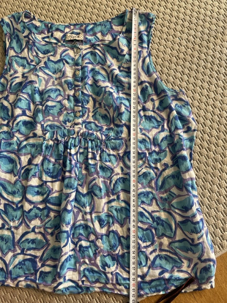 Tops: Leinentop, blau, 38 – D'occasion à Solothurn par Bobesch08 6