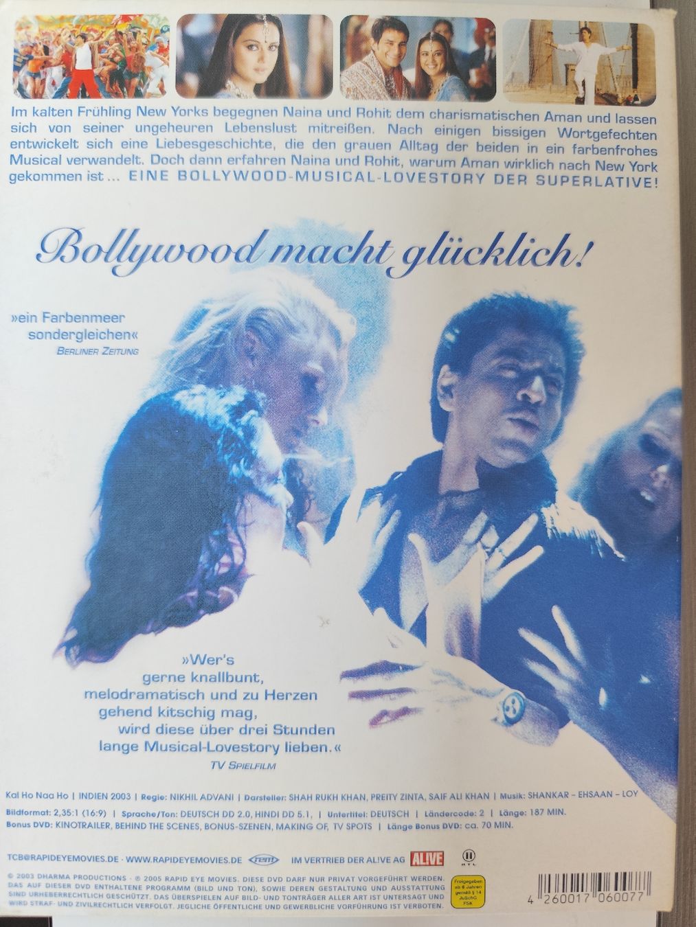 Tutti i DVDs: INDIAN LOVE STORY – Usato da Basel venduto da Alacant 1