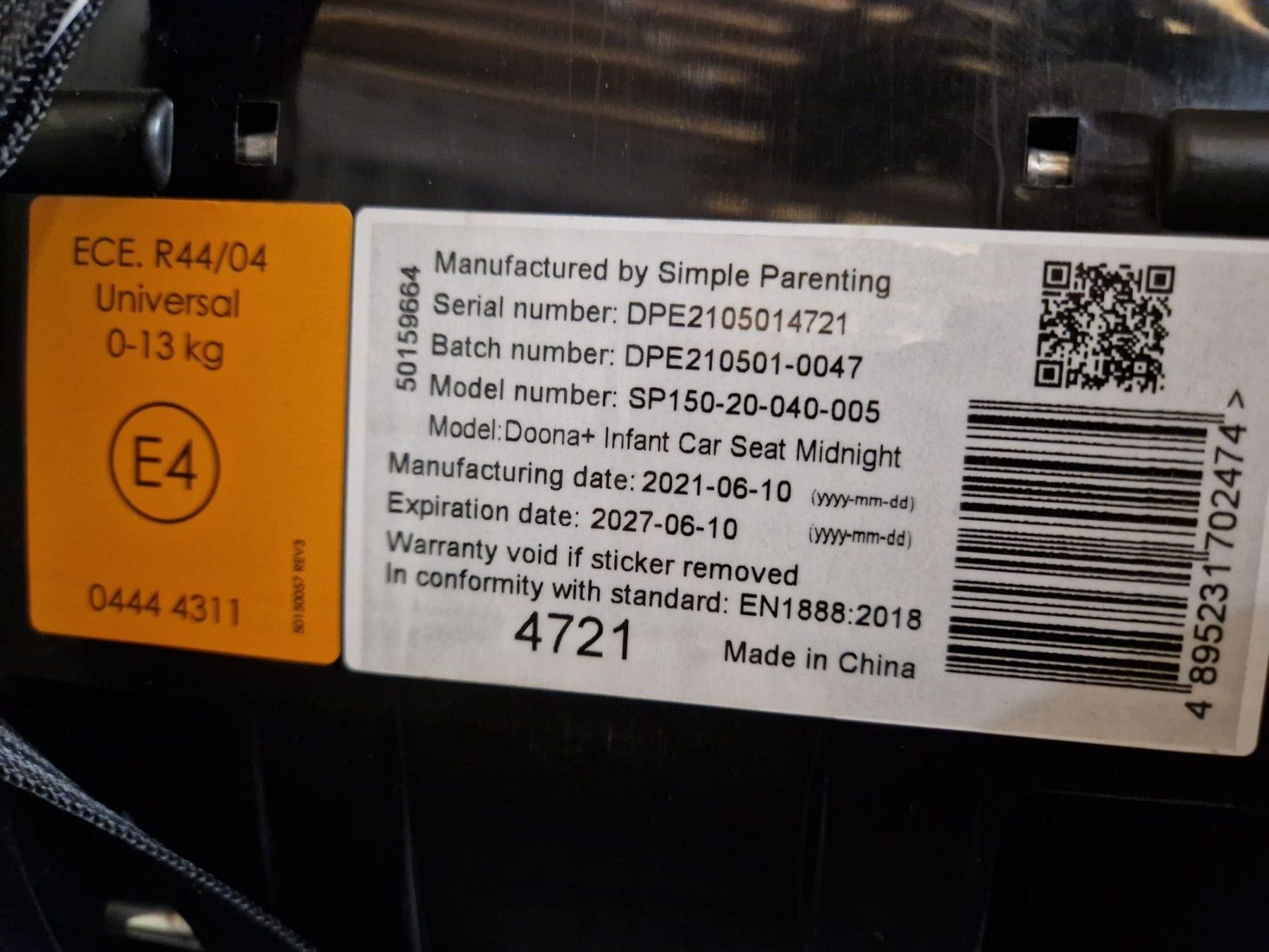 Doona Auto-Kindersitze: Babyschale Doona i Nitro Black inkl. Autostation – Gebraucht aus Küsnacht ZH von gmd243 9