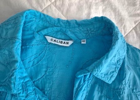 Chemisier-vestito estivo  CALIBAN nuovo 🌸 misura 42 🌺 NEW
