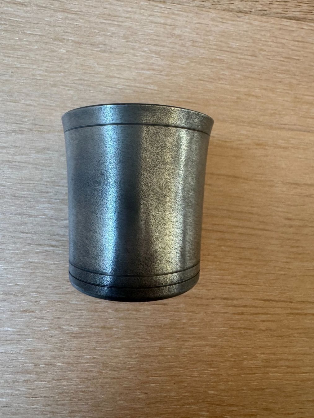Tassen: Becher BRÄNNVIN  6 CL  Zinn-Becher – Gebraucht aus Siebnen von Trans-Am 2