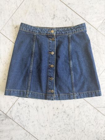 Topshop Jeansrock dunkel, Gr. 36, Damen