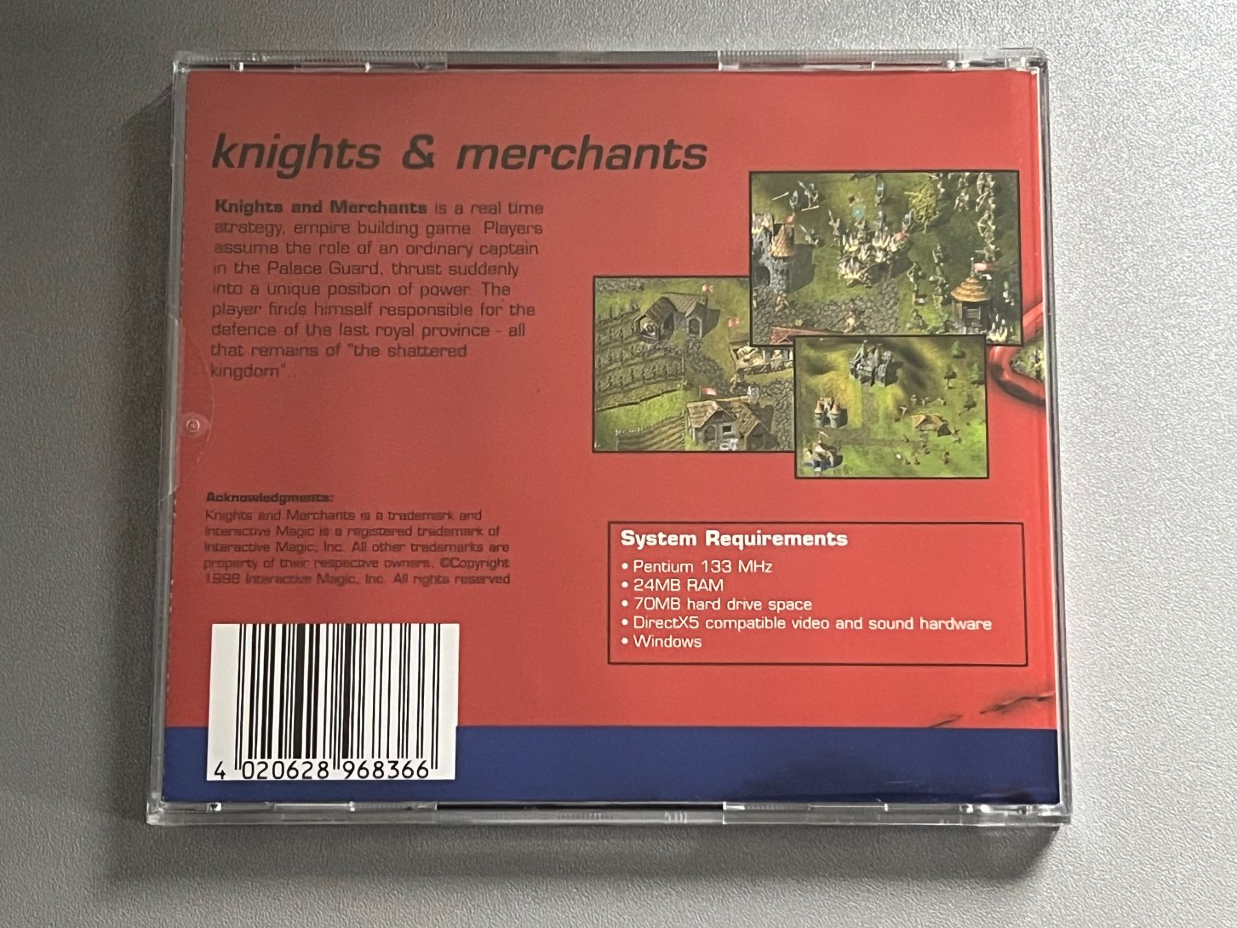 Microsoft Giochi: Knights and Merchants - PC Windows Game – Usato da Rivera venduto da poweradem05 1