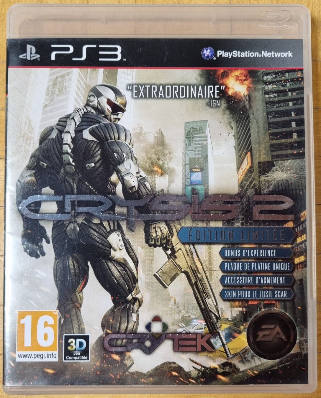 Sony Spiele: PS3 : Crysis 2 - Edition Limitée – Gebraucht aus Froideville von xXSebastienXx