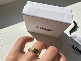 Bague ALHAJA plaqué or 18kt "Bonita" Taille 52