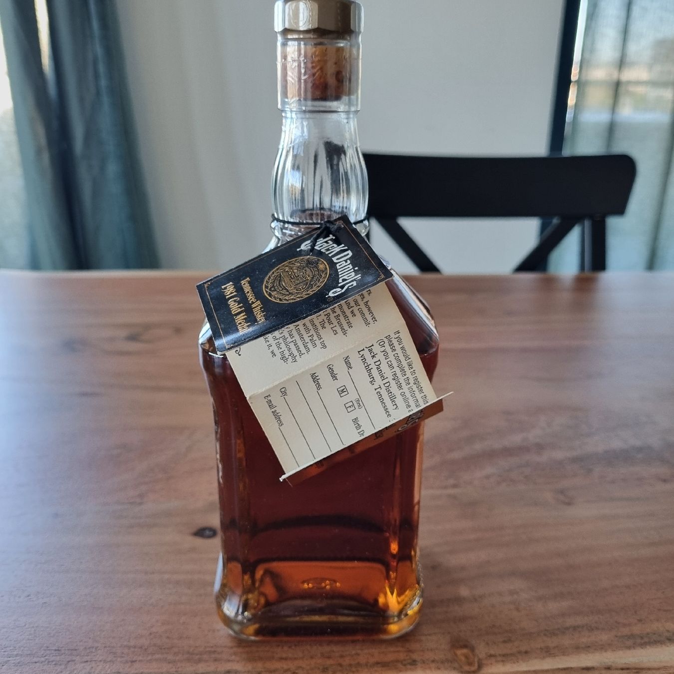 Jack Daniels Bevande alcoliche: Whiskey Jack Daniels 1981 Gold Medal – Nuovo e nell'imballaggio originale da Zürich venduto da ret_7ppg 2