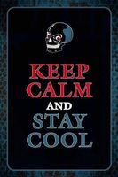 Blechschild-KEEP CALM AND STAY COOL