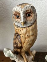 2 Goebel Porzellan Figuren Eulen – Schleiereule / Barn Owl 