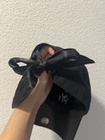 New Era Cap Black One Size Satin Bow 9Twenty