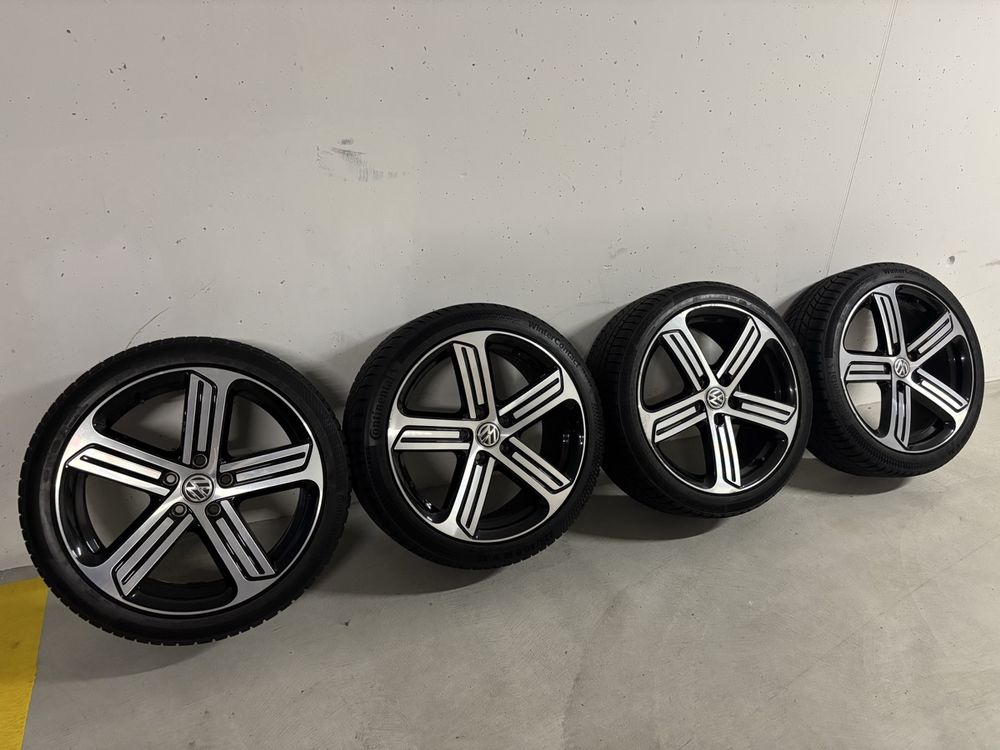 Original VW Golf R Alufelgen Winterräder 18 Zoll Top Zustand (Gebraucht ...