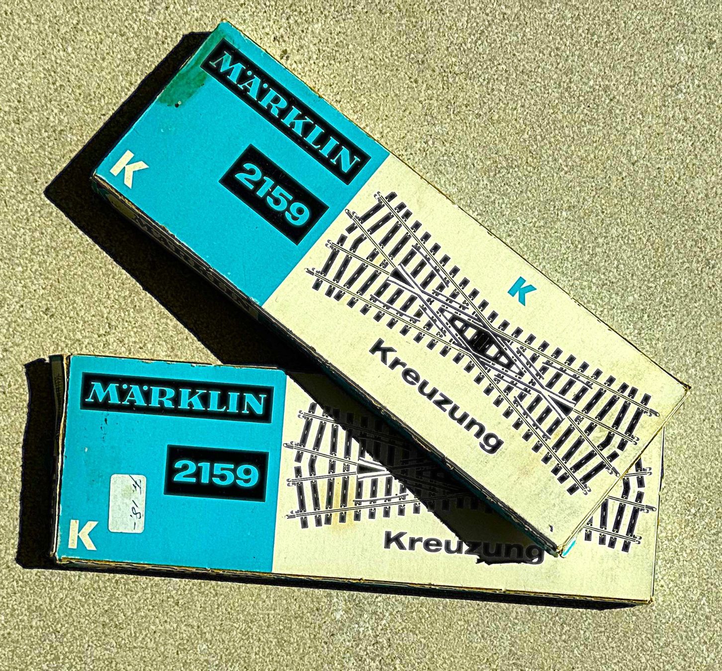 Märklin Modellini di ferrovie: 2159 Märklin K-Gleis Kreuzung – Usato da Appenzell venduto da hanru