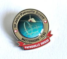 Pin Schweizer Armee Patrouille Suisse Matterhorn Flag