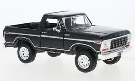 Ford Bronco Custom Pick Up 1978 schwarz    1:24 von Motormax